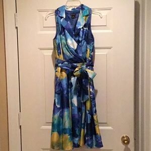 New Directions Watercolor Dress